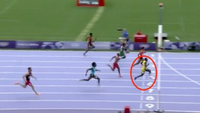 Oblique Seville Wins Heat-4 in 100m at Paris Olympics