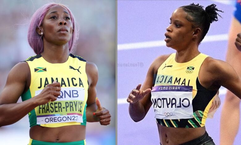 Shelly-Ann Fraser-Pryce Pulled Out of Simi-Finals; Clayton Advances to Final