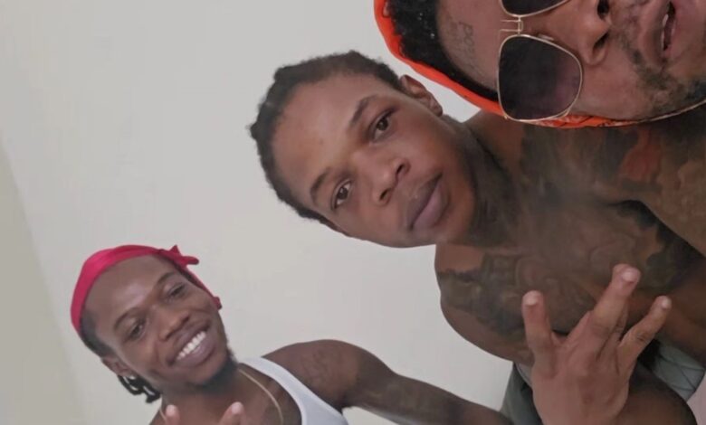 Vybz Kartel Spends "Family" Time With Likkle Vybz and Likkle Addi