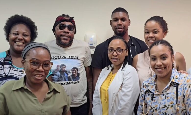 Vybz Kartel and 'Medical Professionals' at MCMH in SVG