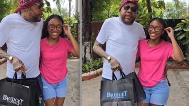 Vybz Kartel took Daughter Shipping at Bridget: Video