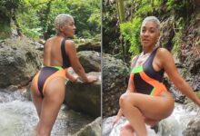 D’Angel Returns With Eye-Catching Photos and Videos from Day at the River