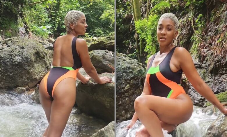 D’Angel Returns With Eye-Catching Photos and Videos from Day at the River