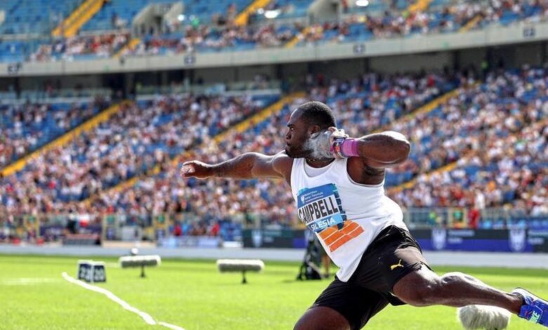 Rajindra Campbell Set New National Shot Put Record