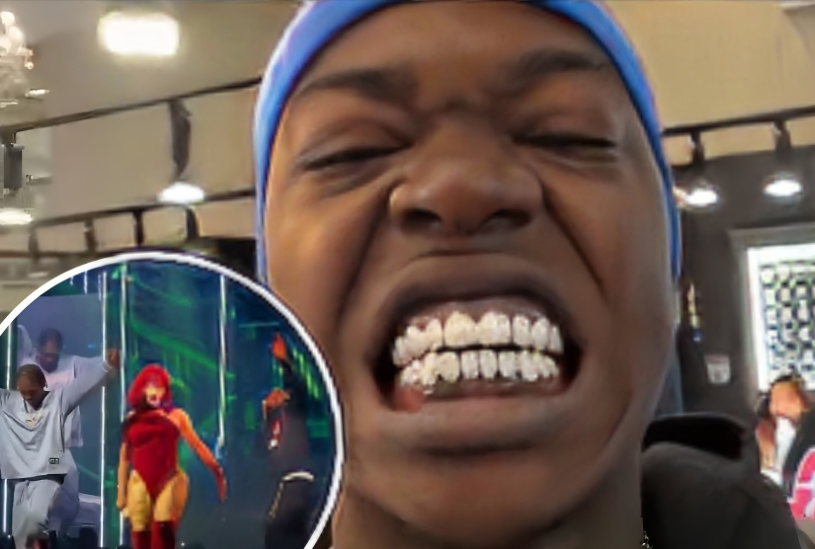 Skillibeng Gets Grills, Performs with Skeng and Nicki Minaj: Videos