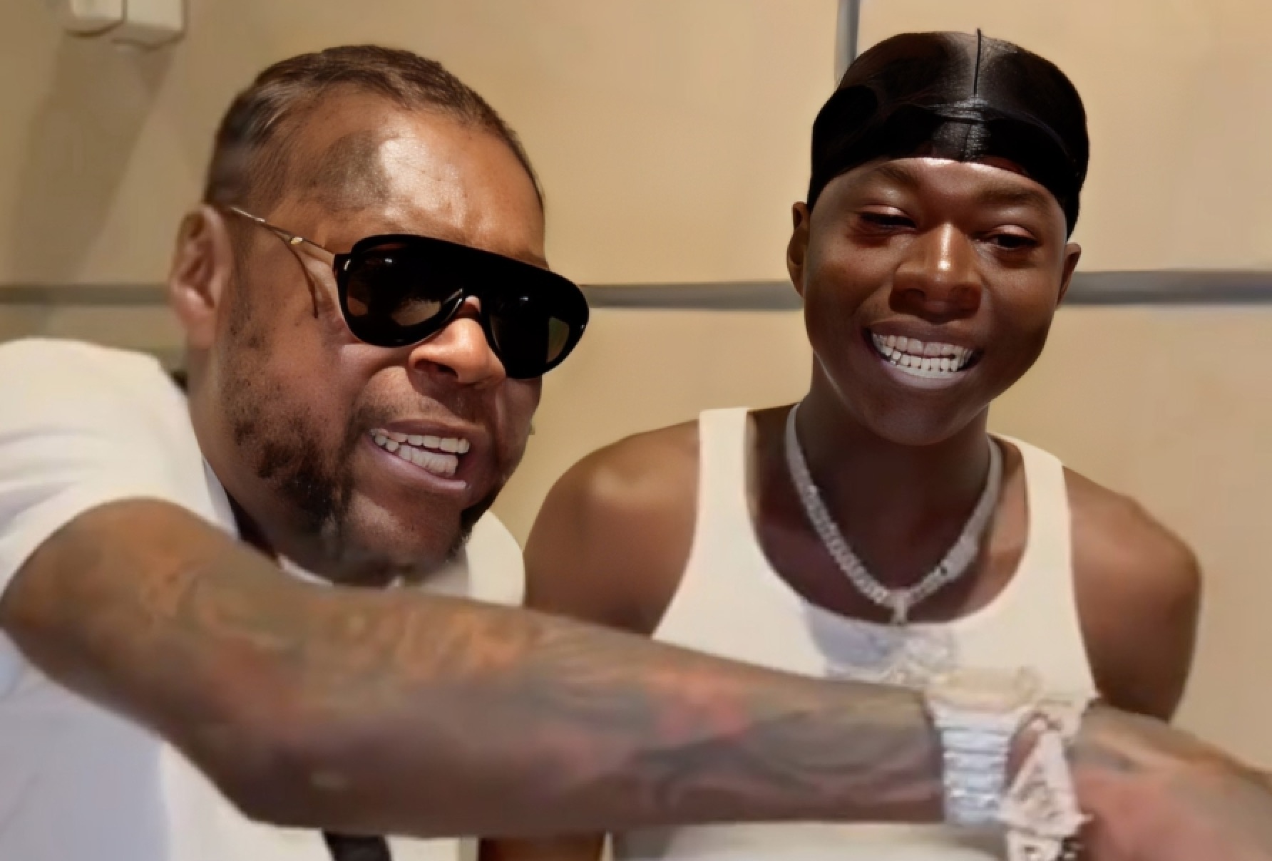 WATCH: Vybz Kartel and Skillibeng's Humourous Linkup